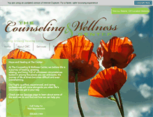 Tablet Screenshot of counselingandwellnesscenter.com
